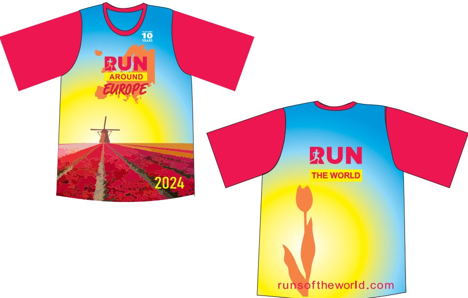 2024 Run around Europe Shirt Run The World