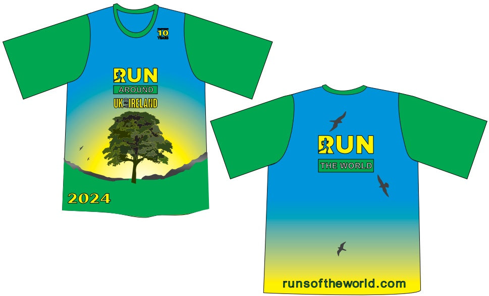 2024 Run UK and Ireland Shirt Run The World