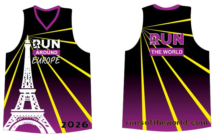 2026 Run around Europe Singlet