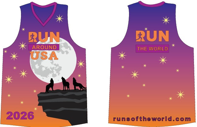 2026 Run around USA Singlet