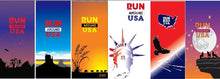 Running headwear - Run around USA