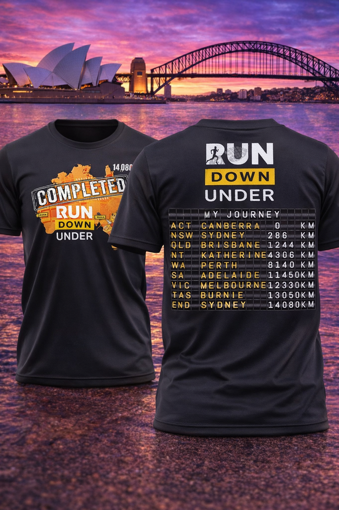 Finishers Shirt - Run Down Under – Run The World