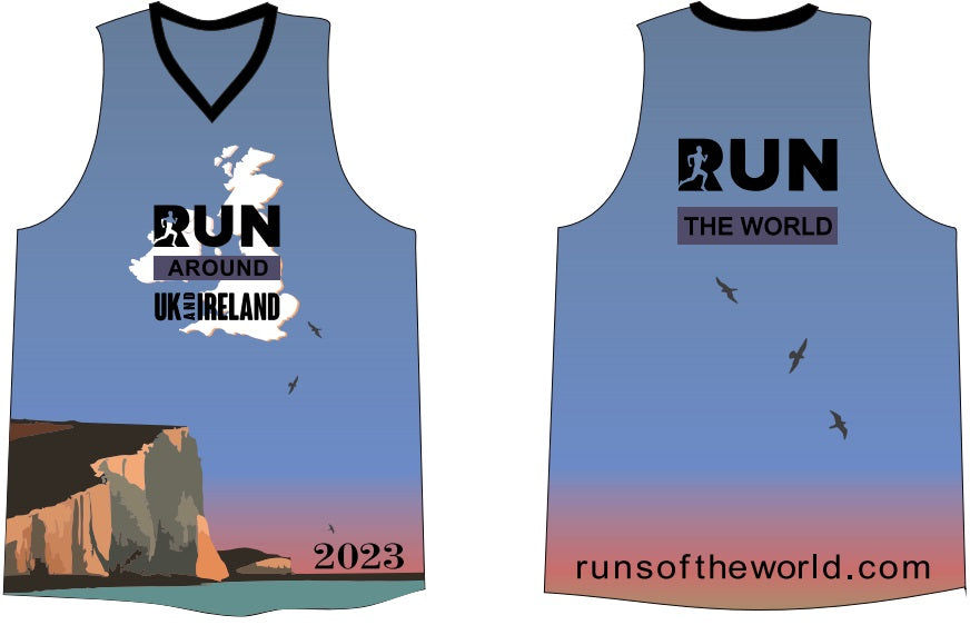 2023 Run UK and Ireland Singlet Clearance Run The World