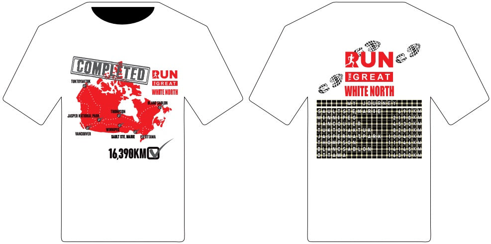 Finishers Shirt - Run the Great White North