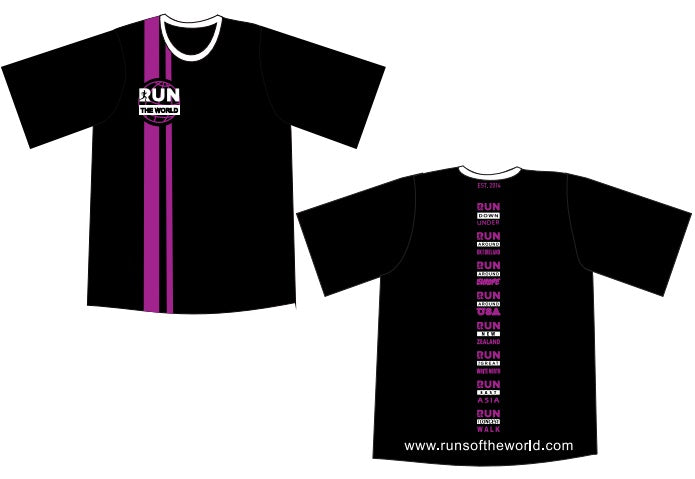 Run The World Members Shirt purple - Clearance
