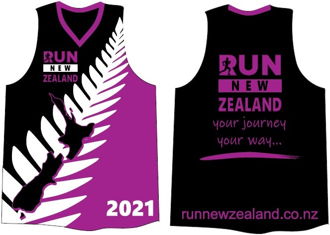 2021 Run New Zealand Singlet clearance